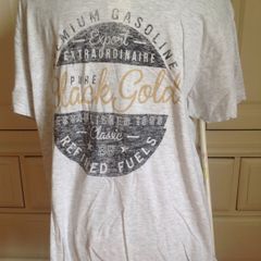 Cream / Grey Teeshirt Size L