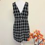 Penneys/ Primark Black/ White Tweed Pinafore Dress, Size UK 10, New without tags. Image 5