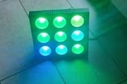 LED Matrix 9 Light Par DJ Lights