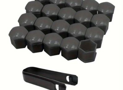 Wheel bolts screw caps.