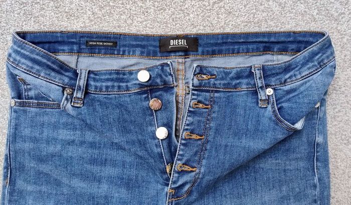 Diesel High Rise Skinny Jeans