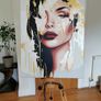 Hand made painting - Secret Lady Image 2