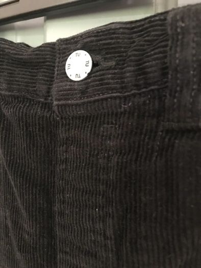 Black corduroy boys trousers aged 3 years