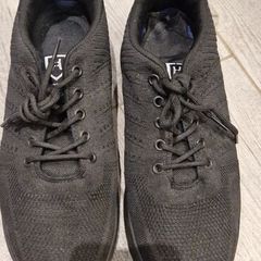 (Free) Black Steel toe work shoes with air pockets (EU size 42)
