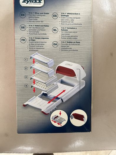 Zyliss 4 in 1 slicer and grater
