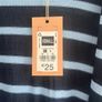 Gallery Blue Striped Cardigan 8-10 NEW Image 2