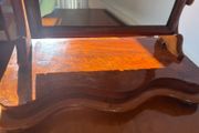 Antique mahogany dressing swing mirror