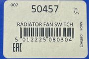 Intermotor radiator fan switch