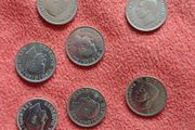 10 Silver British 2-Shilling-Florins
