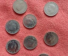 10 Silver British 2-Shilling-Florins