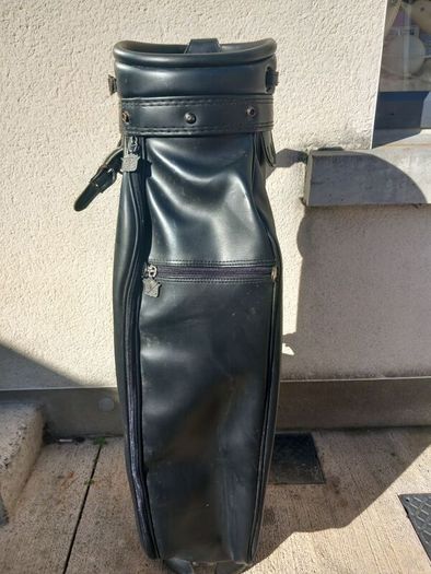 A selection of golf bags