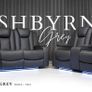 Ashbyrne 3+2 Seater Leather Electric Recliner Sofa Set Image 5