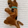 Scooby Doo Plush approx. 14" Talking Dog Hanna Barbera 2001 Cartoon Network Damaged Tail Dirty Used Please see photos Image 6
