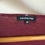 Caroline Bs ladies burgundy jumper with lurex Image 3