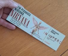 Nirvana Souvenir replica concert ticket