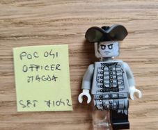 lego poc041 officer magda, set pirates of caribbean 71042
