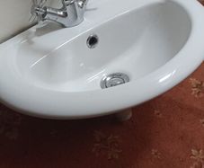 Small WHB with Mixer Tap.