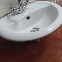 Small WHB with Mixer Tap.