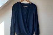 Navy Guess Oversized Charm Blouse