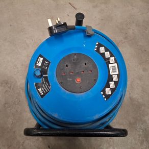 220v 40m heavy duty extension cable reel