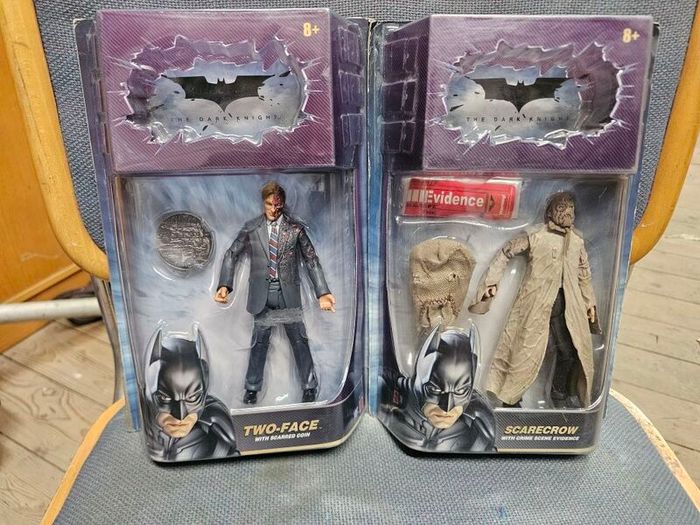 Batman The Dark Knight Two Face and Scarecrow