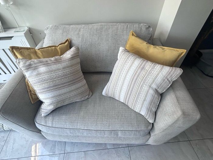 Sofa and snuggle chair