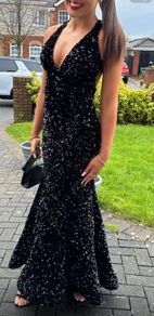 Black Sequins Dani's Closet Debs Dress