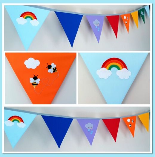 Eco-Friendly Personalised Cotton Bunting Made to Order