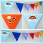 Eco-Friendly Personalised Cotton Bunting Made to Order Image 7