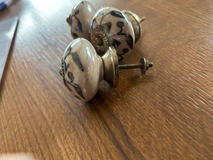 Cabinet Drawer Cupboard Ceramic  Knobs