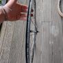 700c Road Bike Front Wheel - Black Rim - Quick Release Image 2