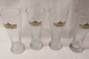 kilkenny irish stout pint glasses 4 x glasses available, buyer collects ,rare glasses ,hard to come by,,collectors item,,74/96,on stamp at back of glass.