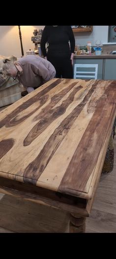 Rustic solid wood table