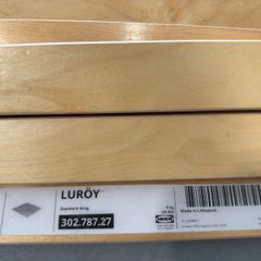 King slatted bed base