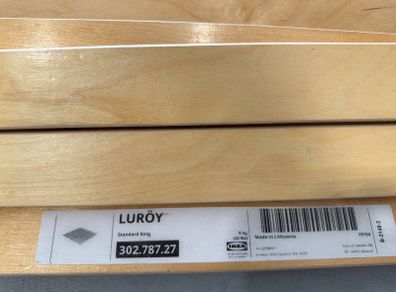 King slatted bed base
