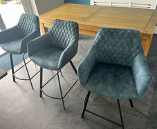 3 Swivel Bar Stools