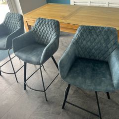 3 Swivel Bar Stools