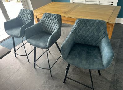 3 Swivel Bar Stools