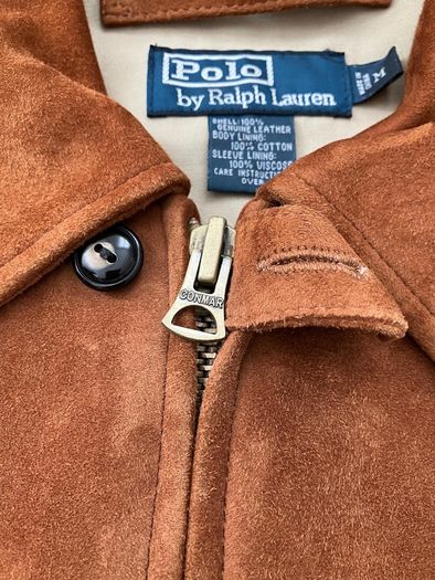 Ralph Lauren Newsboy Jacket 100% Leather