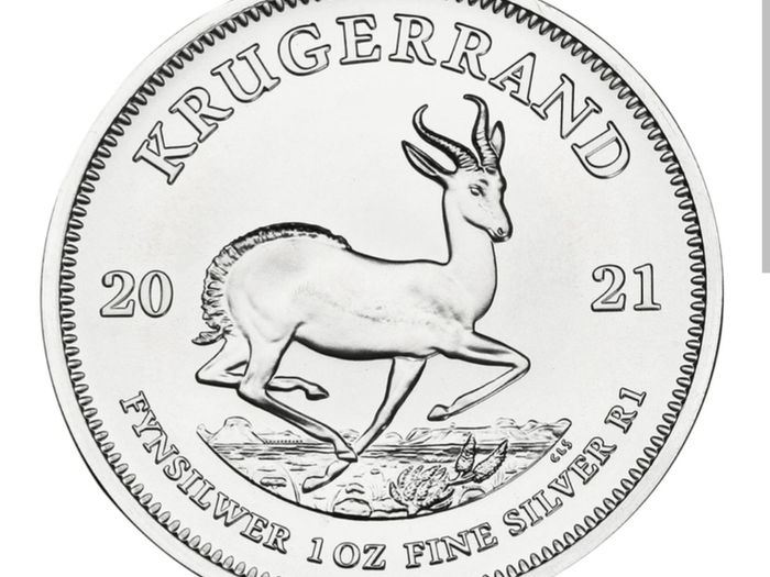 1 Oz Silver Kruggerand Coins