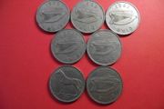 7 Irish Half Crowns (1959-1964)