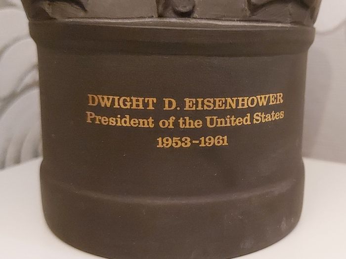 Wedgwood President Eisennhower basalt bust