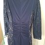 Phase Eight Navy L/S Dress Size 16 Image 3