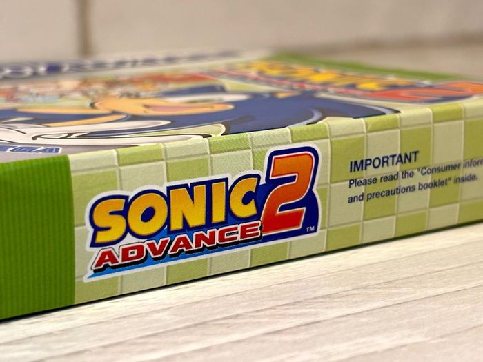 Sonic Advance 2 for Game Boy Advance Boxed & Minty