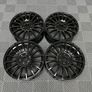 18" Multi Spoke Alloy wheels Ford Transit Custom Van Vw Transporter T7 74.5 6x120 Gloss Black Image 2