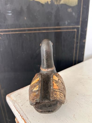 Vintage Wooden Duck Ornament