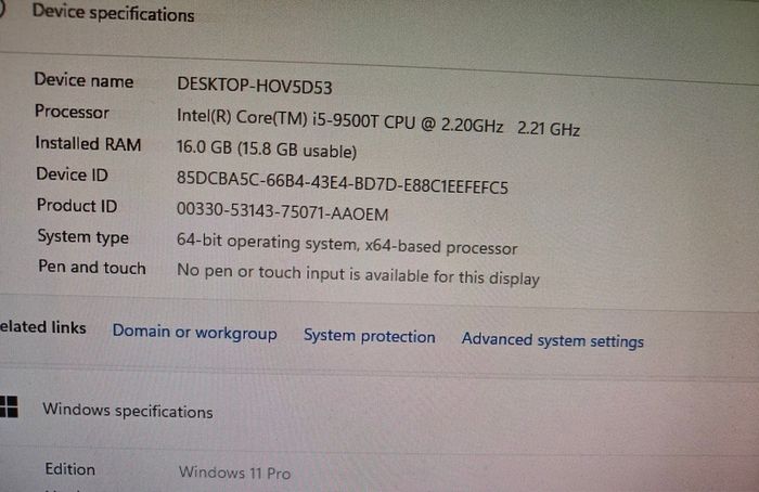 Dell OptiPlex 3070 Micro PC | i5 (9th gen) | 16GB | 256GB | Win11 |