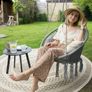 Hanging Swing Chair for Home Garden with Pillow Image 5