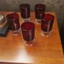 Ruby Red Vintage Goblets - Luminarc [ x 5 ] Image 4