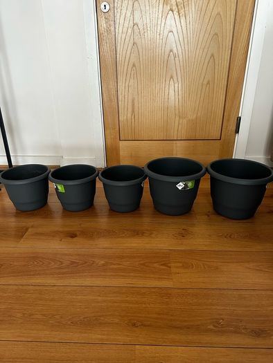 10 Brand New Plant Pots, IKEA and elho